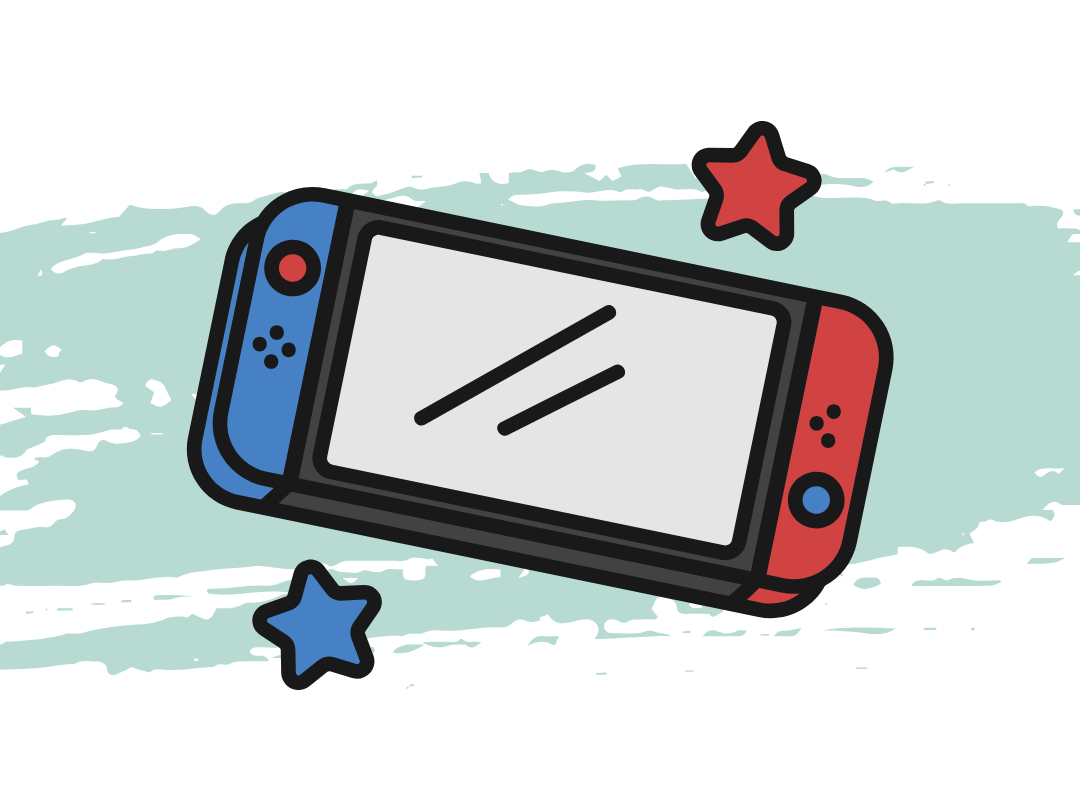 Image of a video game console.
