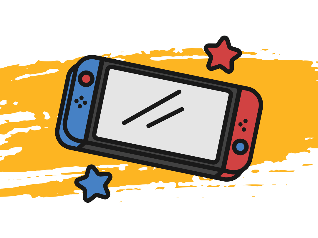 Image of a video game console.